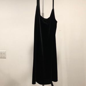 Velvet black dress
